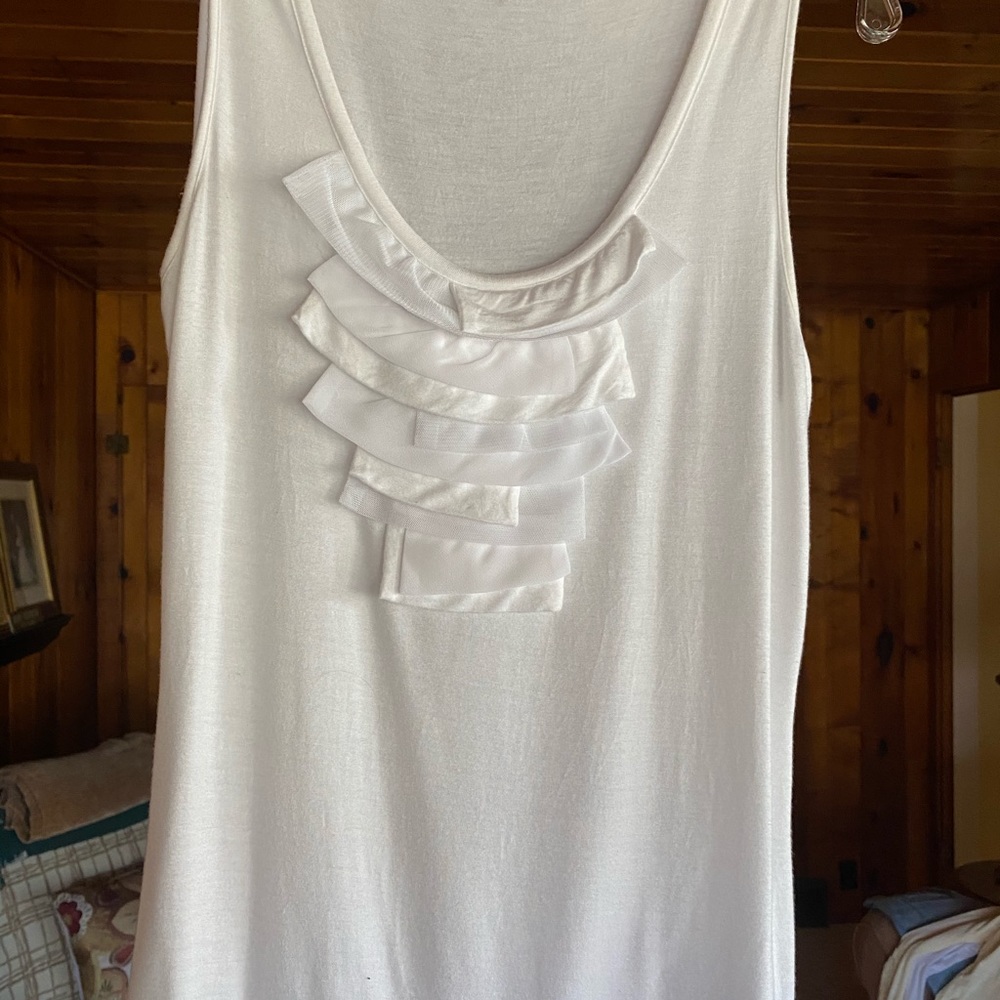 White tank top
